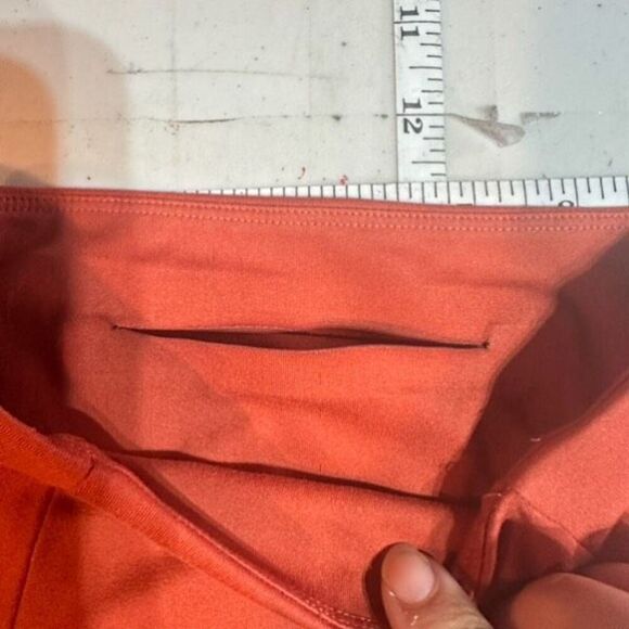 Girlfriend Collective Azalea Compressive High-Rise Legging Size XXS Orange - Picture 9 of 12